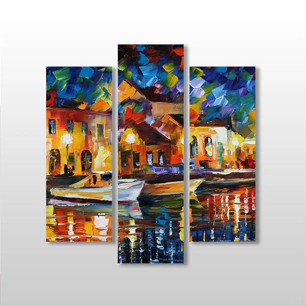 Oryantal Sahil  Kanvas Tablo