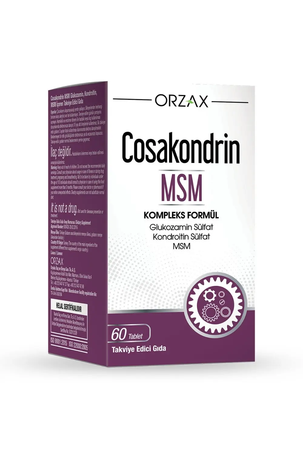 Orzax Cosakondrin MSM 60 Tablet Orzax Cosakondrin MSM 60 Tablet