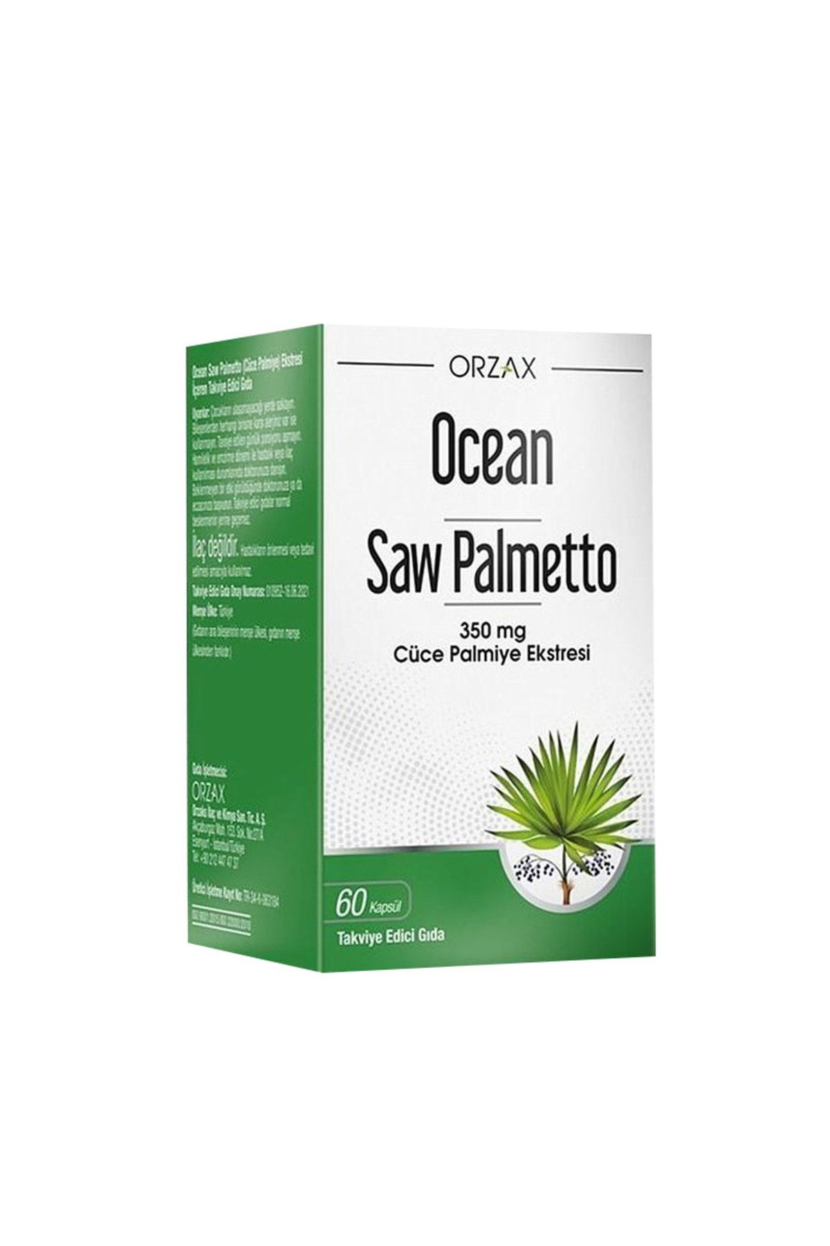 Ocean Orzax  Saw Palmetto 60 Kapsül.