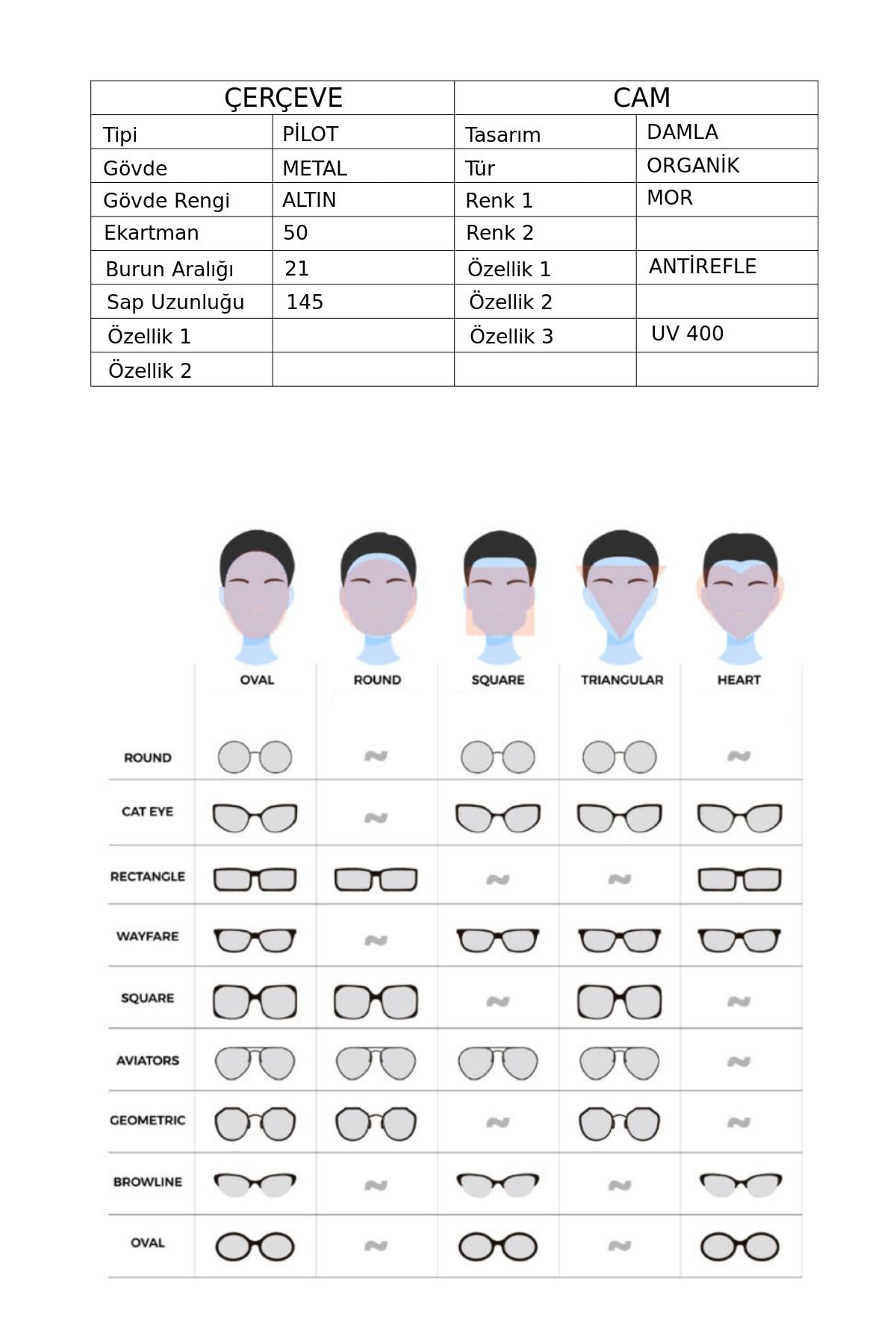 Os 2647 02 Unisex Güneş Gözlüğü