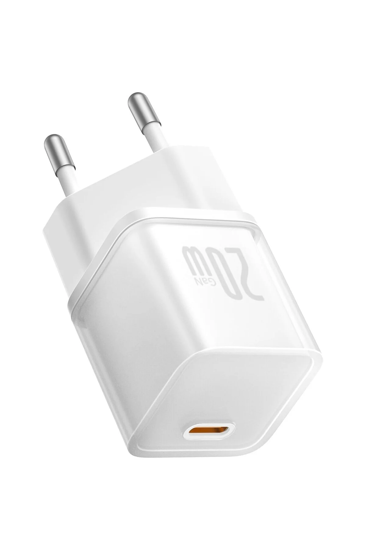 OS-Ayrstore GaN5S Hızlı Şarj Adaptörü 1C, 20W EU, Ay Beyazı