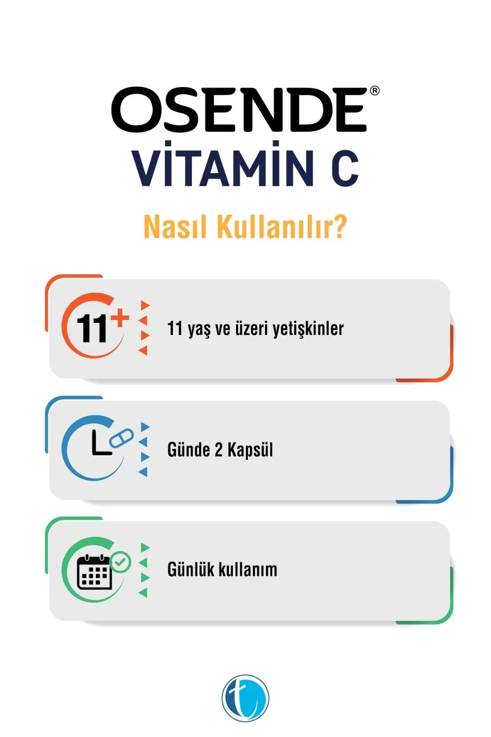 Osende Vitamin C 60 Kapsül