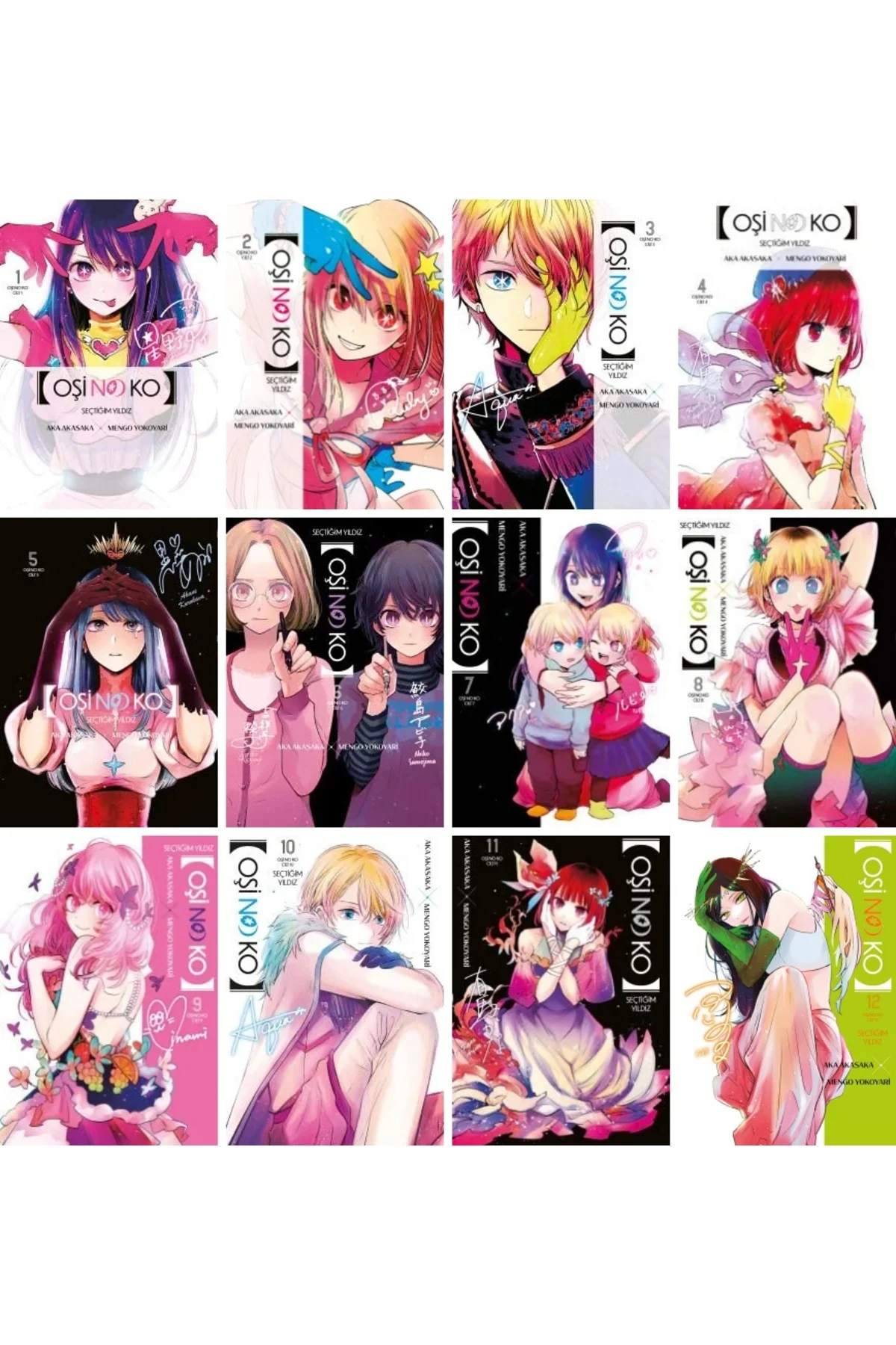 OŞİ NO KO 1-2-3-4-5-6-7-8-9-10-11-12 SET (KD 12 KİTAP GEREKLİ ŞEYLER MANGA SET -AYRAÇ+POSTER HEDİYELİ) OŞİ NO KO 1-2-3-4-5-6-7-8-9-10-11-12 SET (KD 12 KİTAP GEREKLİ ŞEYLER MANGA SET -AYRAÇ+POSTER HEDİYELİ)