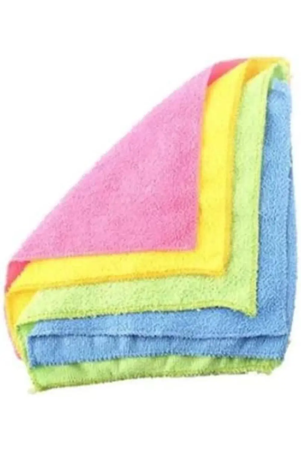 oskyshopc Pro Çok Yüzeyli Mikrofiber Temizlik Bezleri | Renkli 4’