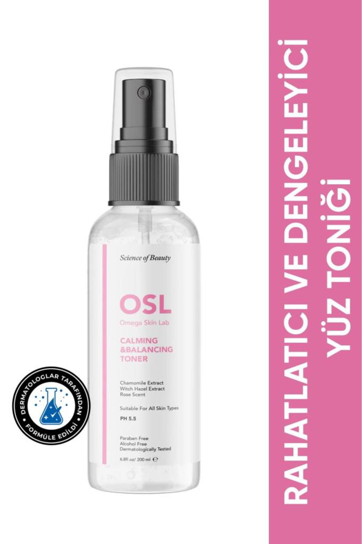 Osl Omega Skin Lab Osl Calming & Balancing Facial Toner 200 Ml/ Rahatlatıcı Ve Denge