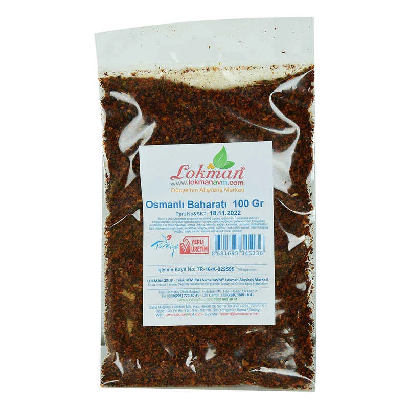 Osmanlı Baharatı Karışımı 100 Gr - Orijinal Baharat Fiyatı, Yorumları ve Özellikleri
