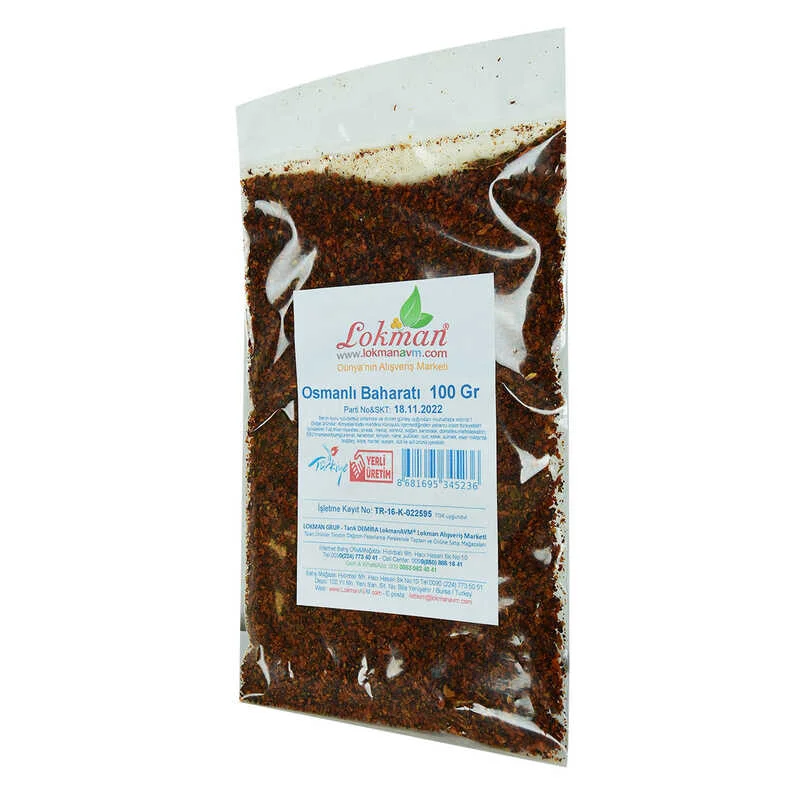 Osmanlı Baharatı Karışımı 100 Gr - Orijinal Baharat Fiyatı, Yorumları ve Özellikleri