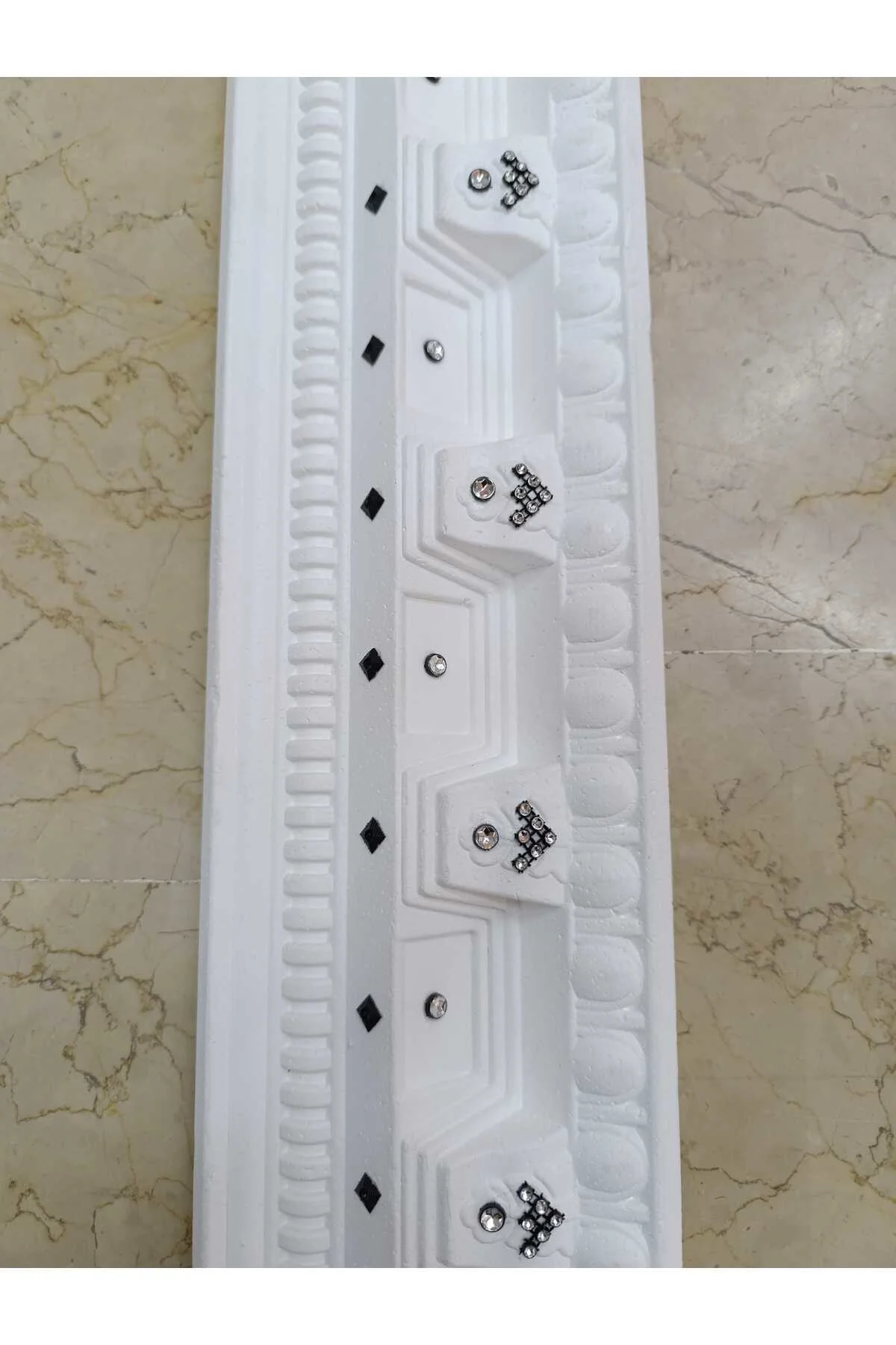 Osmanlı Desenli Altın Sarı Taşlı Stropiyer 5 Adet-10 Mt (2 Mt uzu