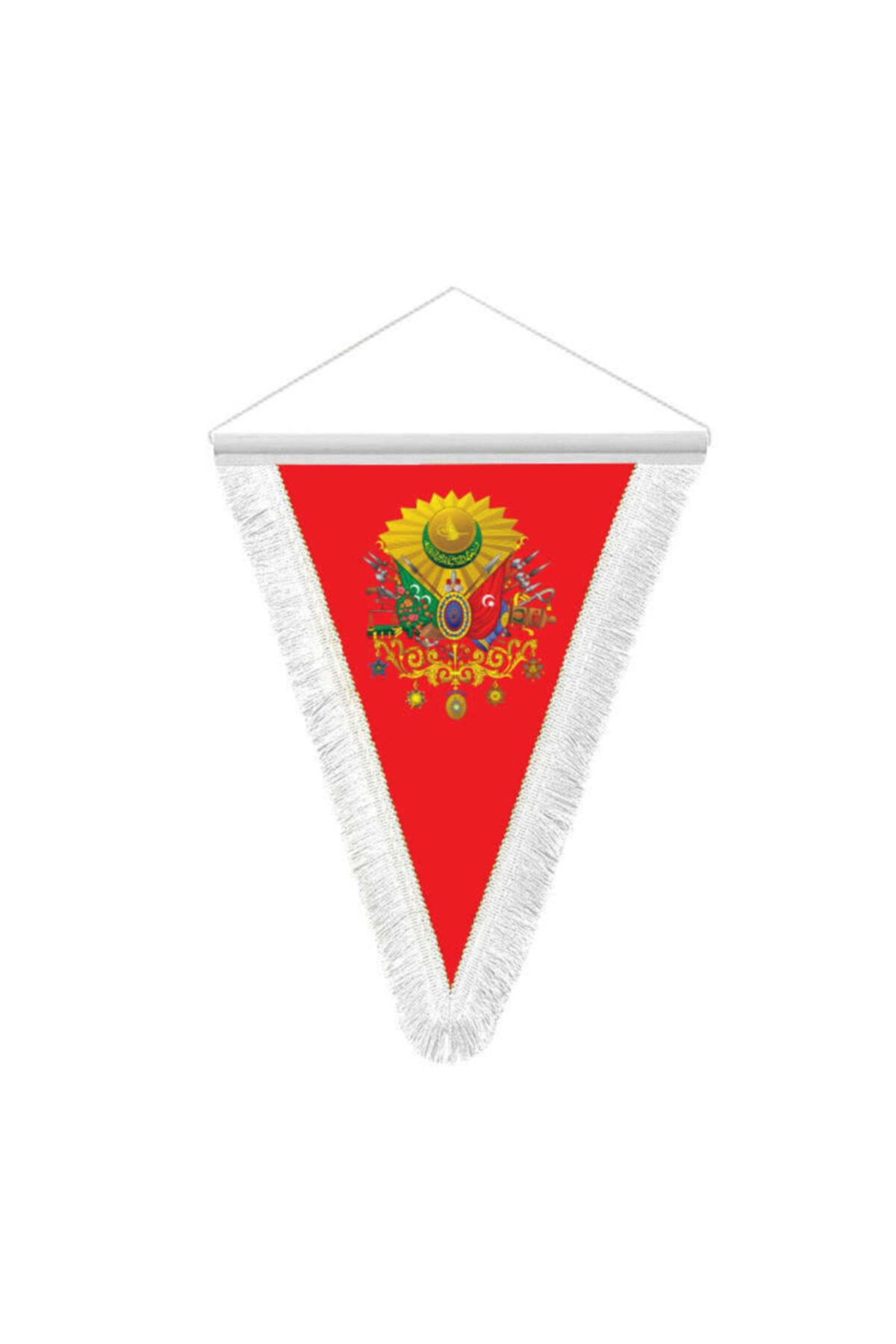 Osmanlı Imparatorluğu Arma Üçgen Flama Bayrak