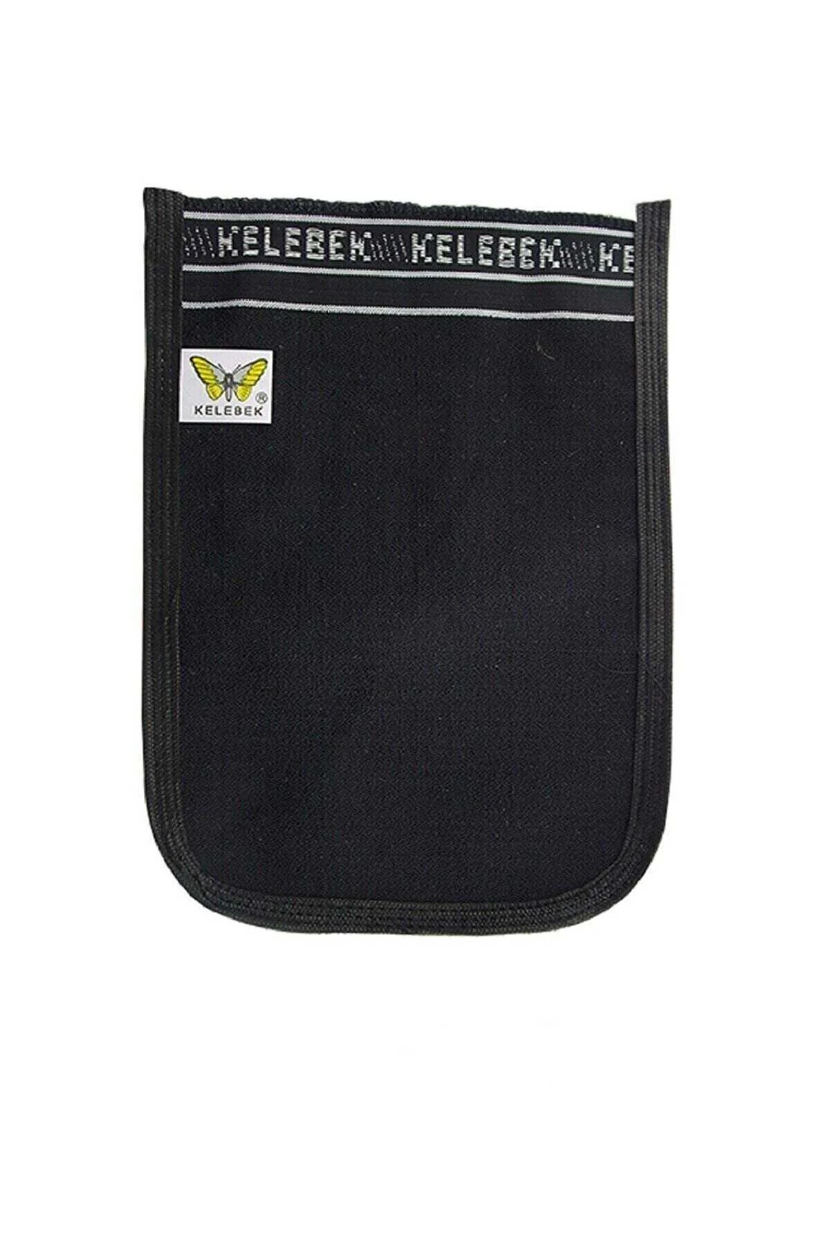 Osmanlı Kalın Siyah Banyo Hamam Kesesi 25x17 Cm - KTJ1757-9442