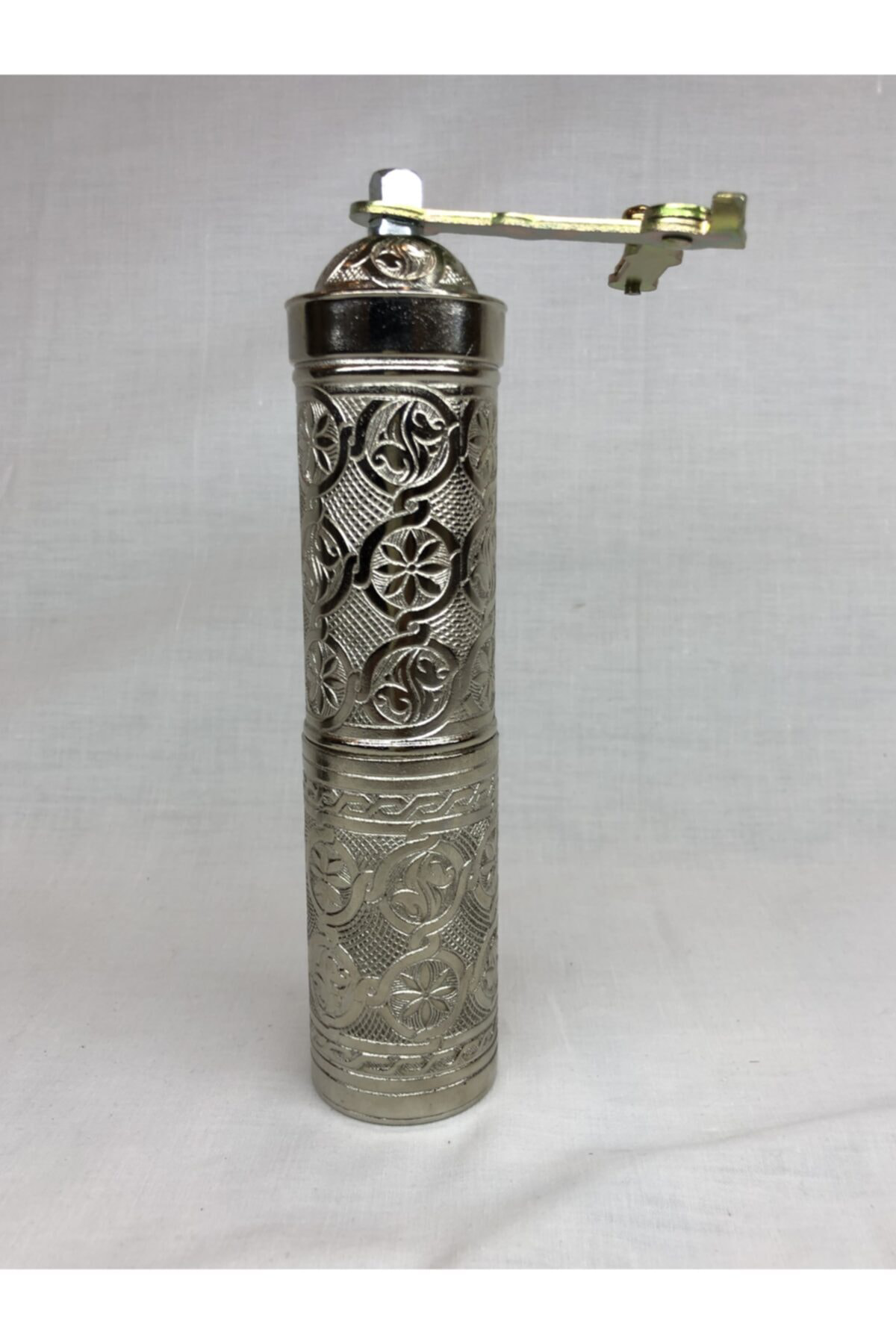 Osmanlı Motiflerle Bezeli Otantik Kahve Karabiber Tuz Değirmeni D