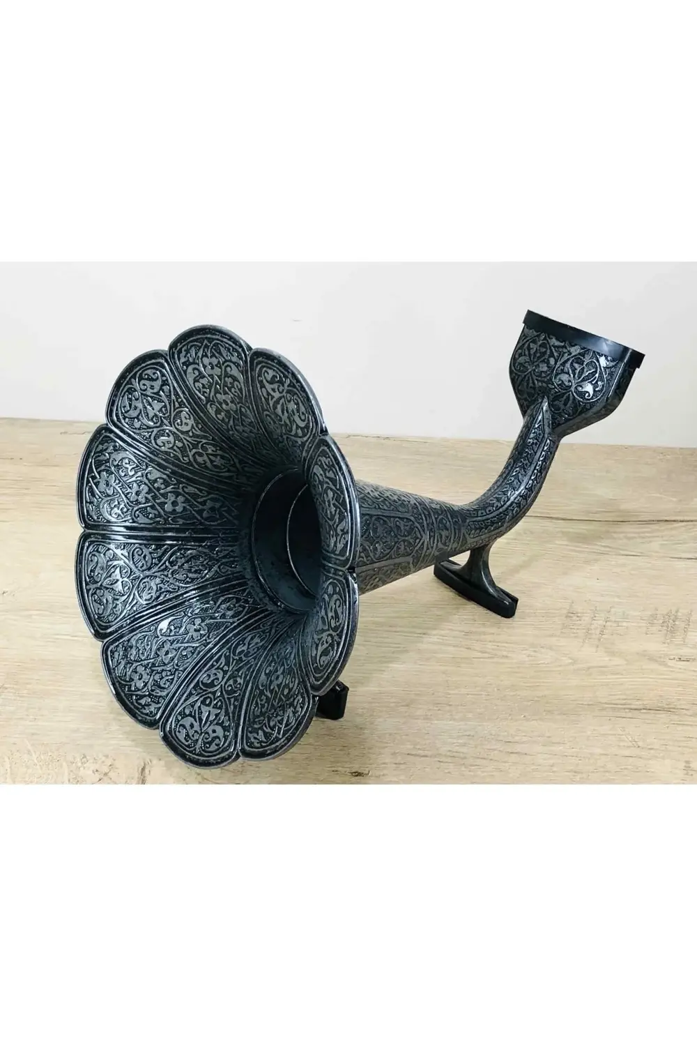 Osmanlı Motifli Antik Gümüş Renkli Cep Telefonu Ses Akustiği Artt