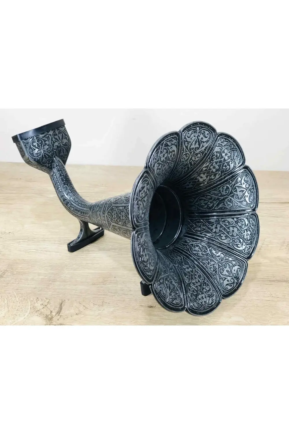 Osmanlı Motifli Antik Gümüş Renkli Cep Telefonu Ses Akustiği Artt