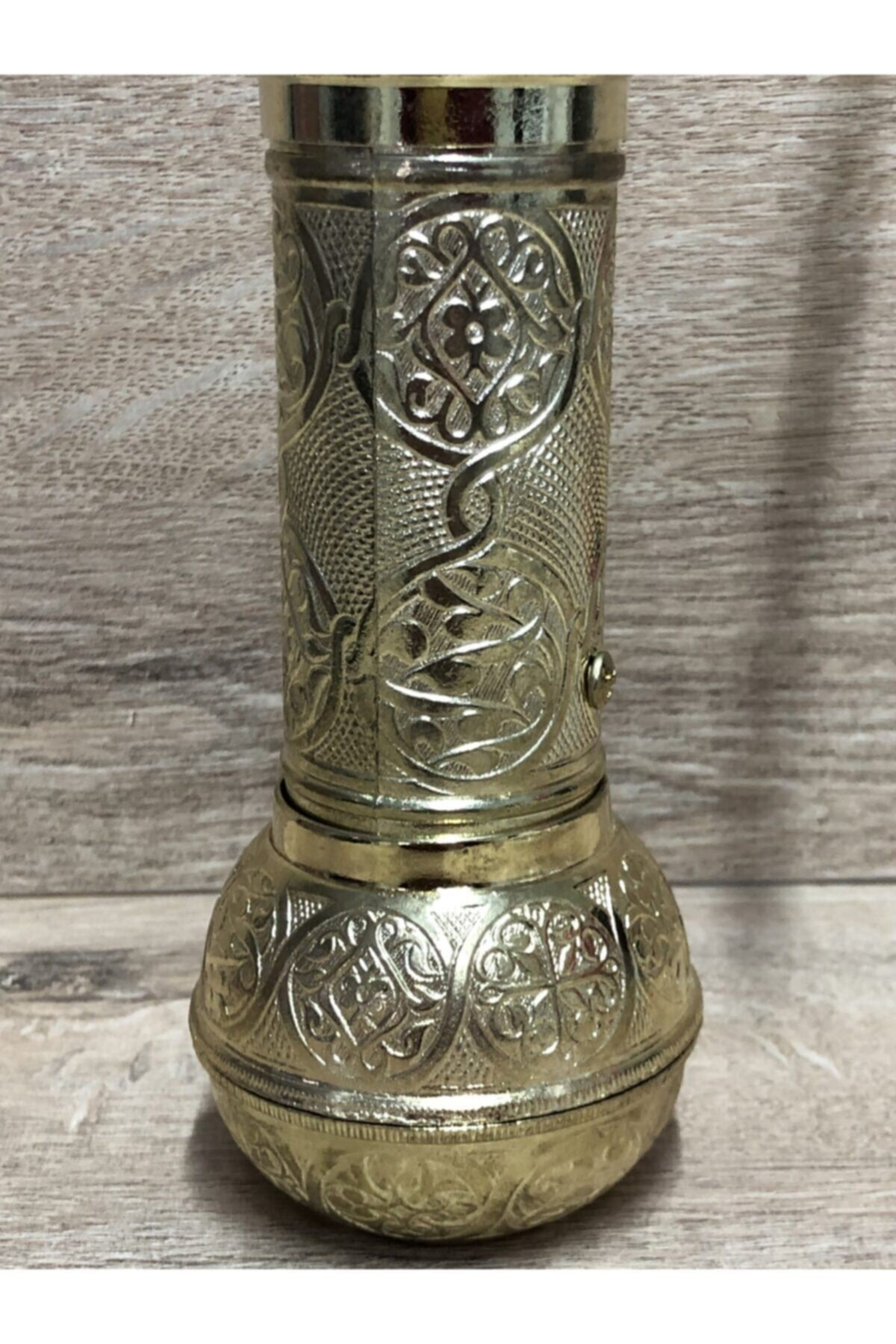 Osmanlı Tarzı Antika Parlak Altın Sarı Renk Dekoratif Değirmen Bü