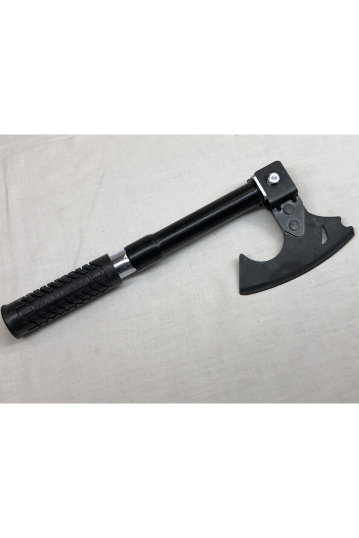 Osmanlı Tarzı Türk Malı Paslanmaz Çelik Balta Mavi Kamuflaj Çanta