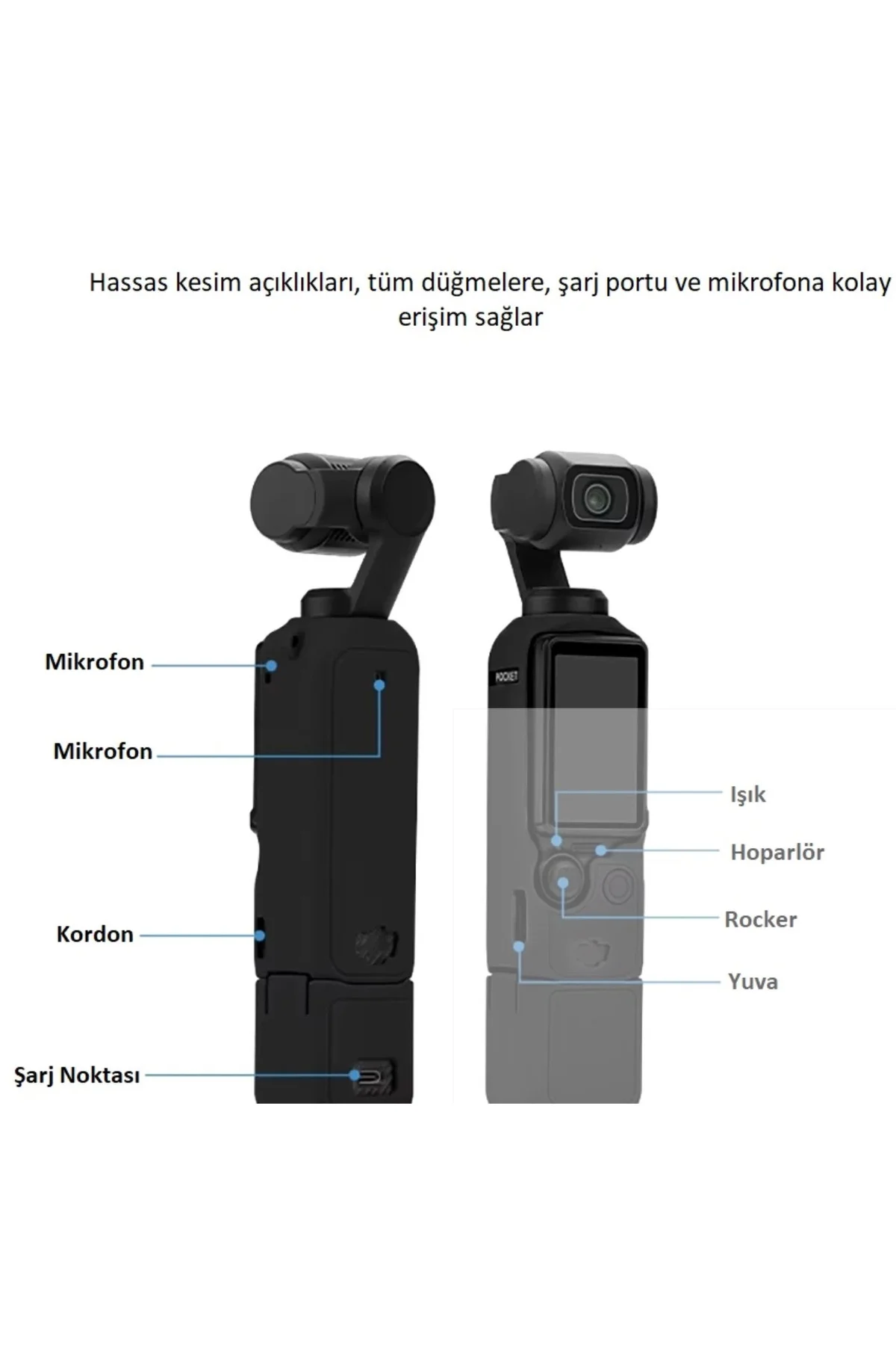 Osmo Pocket 3/4 Silikon Koruma Kılıfı Fiyatı, Yorumları ve Özellikleri