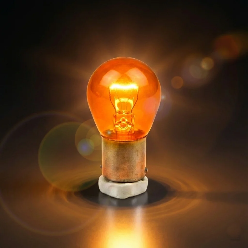 Osram BAU15S/7507 PY21W 12V Yakın Tırnak Oto Sinyal Lambası Ampulü 93 Tek Duy 1 Adet Turuncu