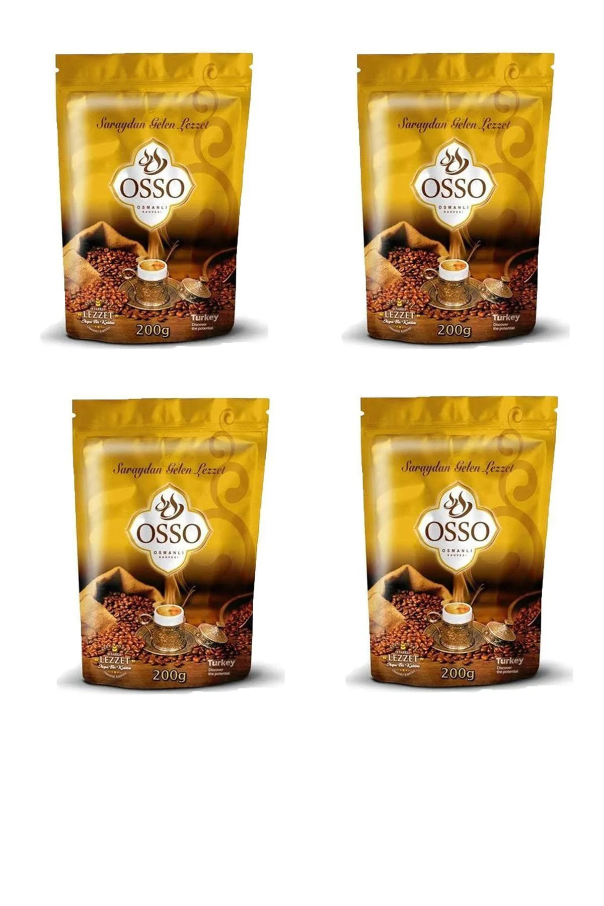 OSSO Osmanlı Kahvesi 4'lü Set
