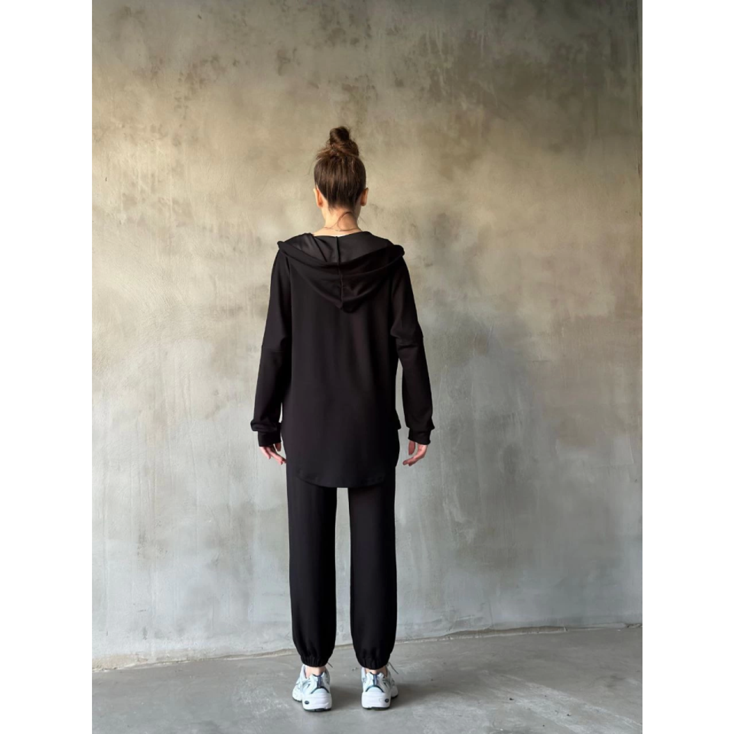 Osy Modal Yumuşak Dokulu Kumaş Gogger Oval Kesim Kapüşonlu Fermua