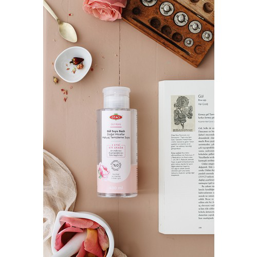Otacı Gül Suyu Bazli Doğal Micellar Makyaj Temizleme Suyu 400 Ml