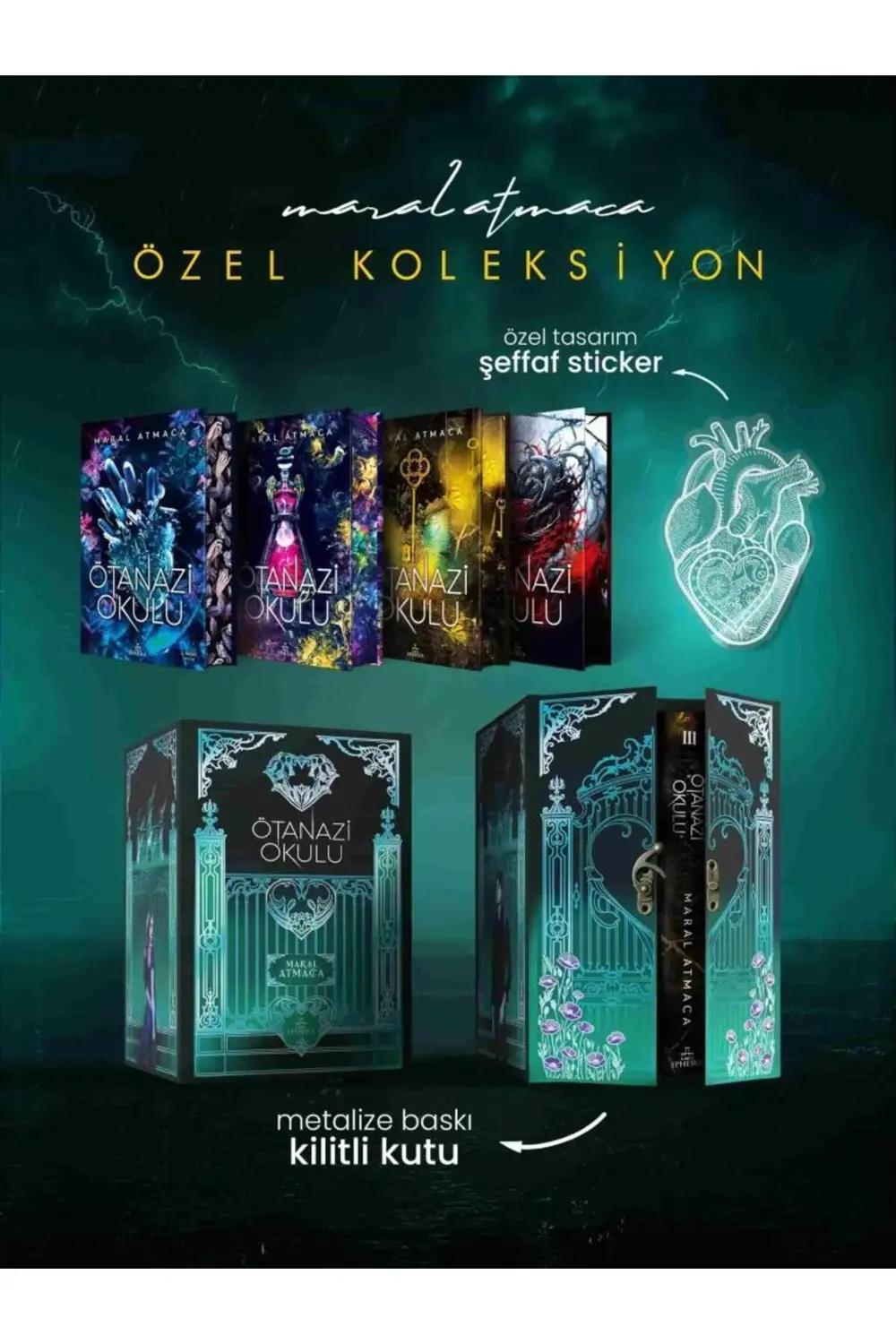 Ötanazi Okulu Serisi – Yan Boyamalı Kilitli Koleksiyon Kutu