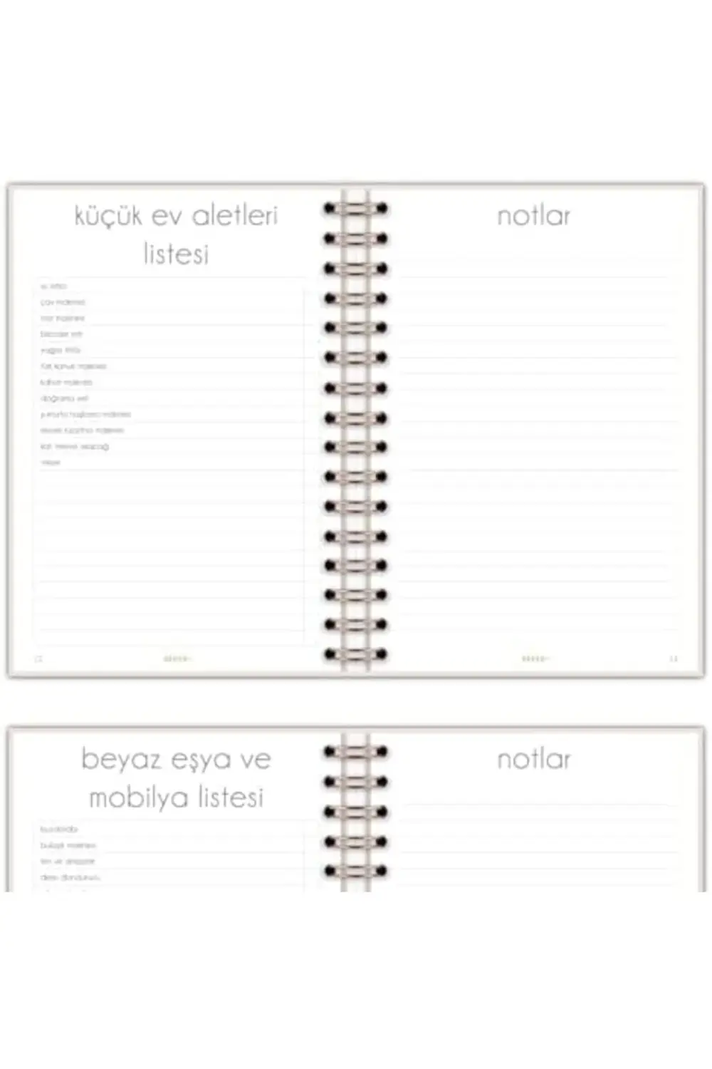 OtantikShop Modern Evlilik Planlayıcım - 112 Sayfa Çeyiz Defteri