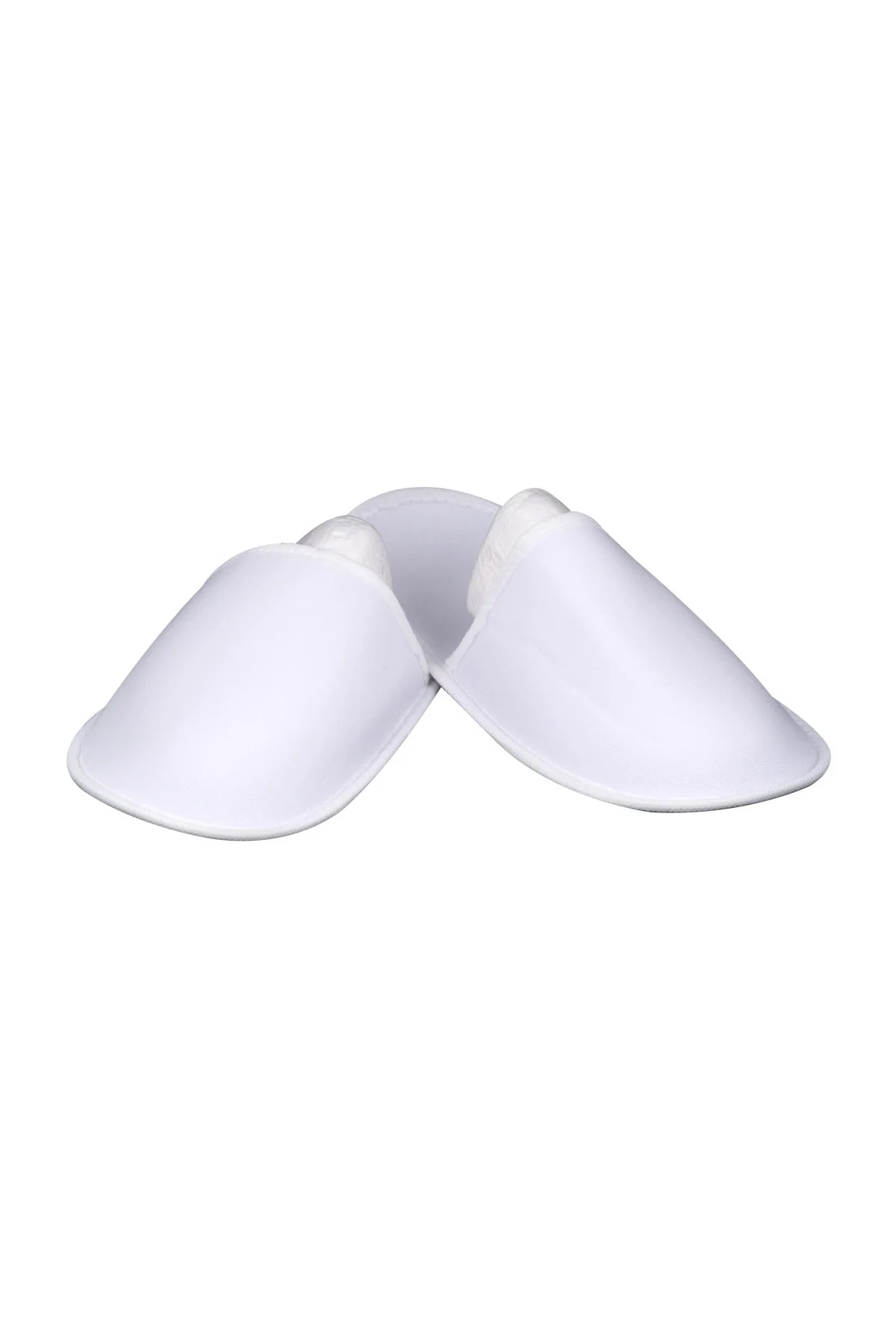 Otel Buklet Terliği 100 Çift Polyester 3mm Taban Misafir Terliği 
