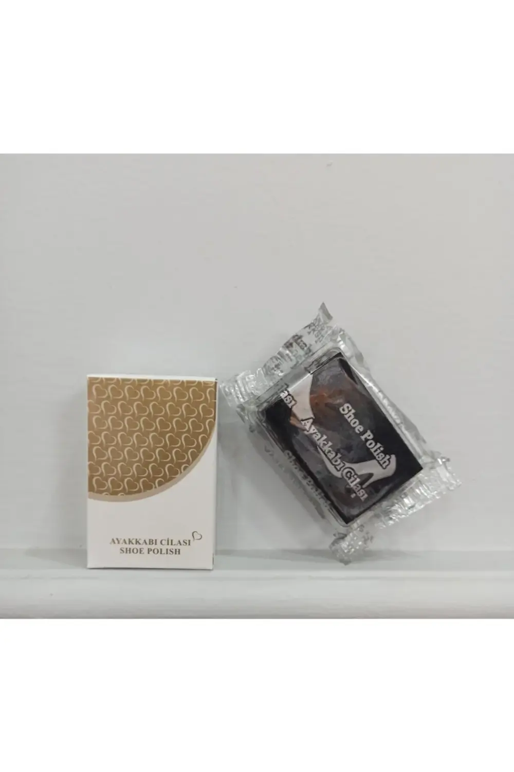 Otel Buklet Tipi Kutulu Ayakkabı Cilası 100 Adet