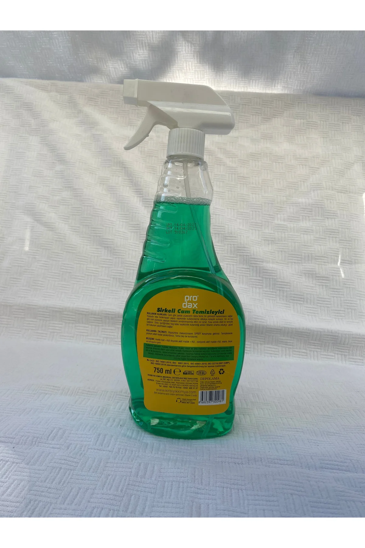 OTEL BUKLETİ SİRKELİ CAM TEMİZLEYİCİ