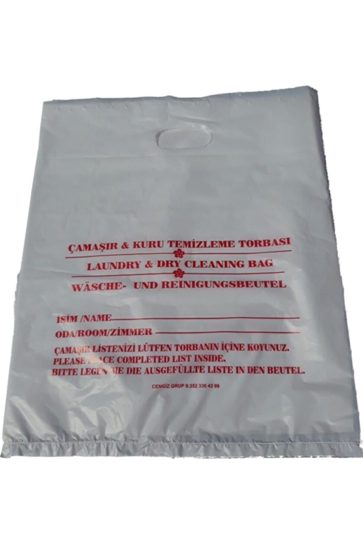 Cengizgrup Otel Kirli Çamaşir Poşeti Torbasi Laundry Bag Hijyen Torbasi Kuru