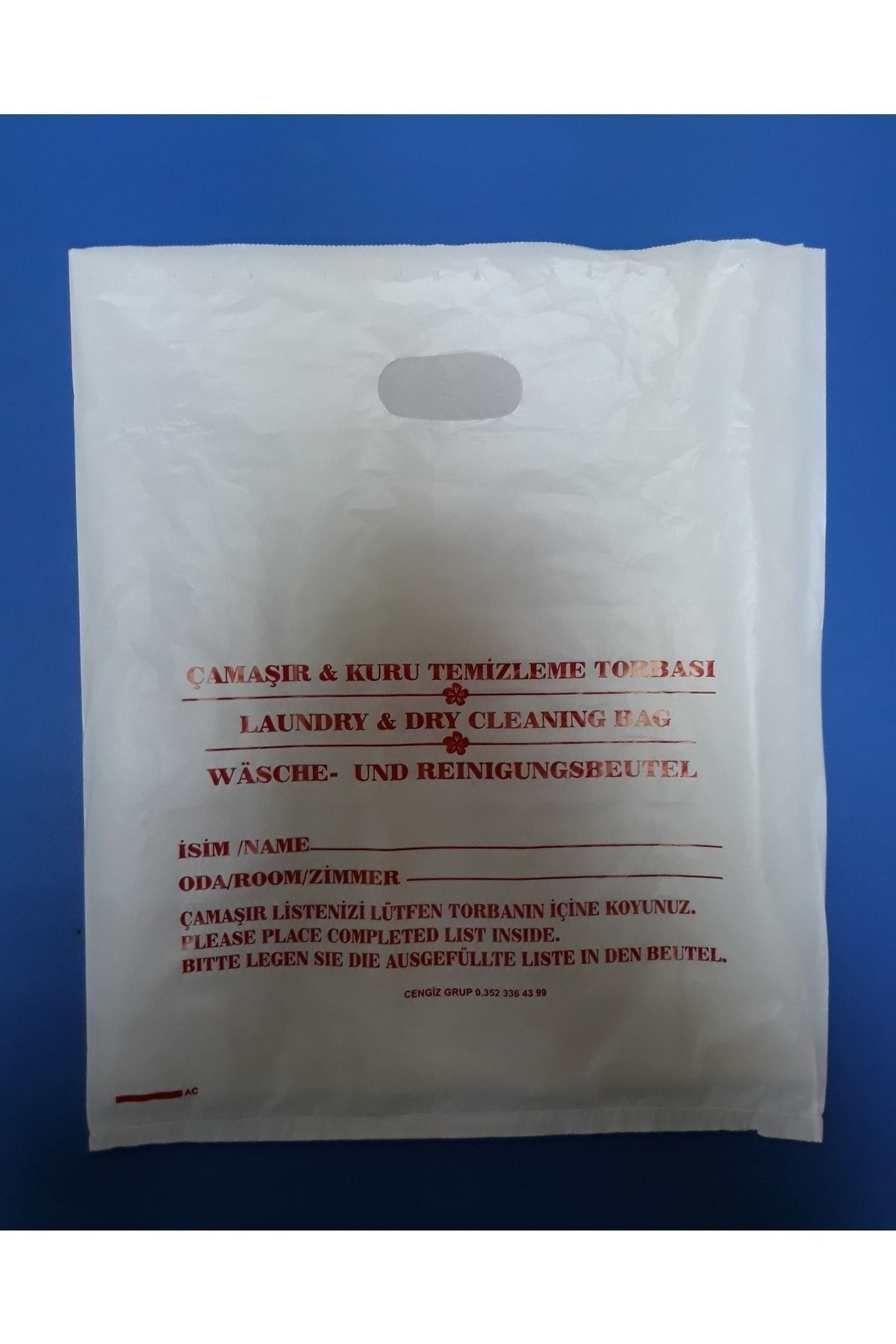 Clean Stoff Otel Kirli Çamaşir Poşeti Torbasi Laundry Bag Hijyen Torbasi Kuru