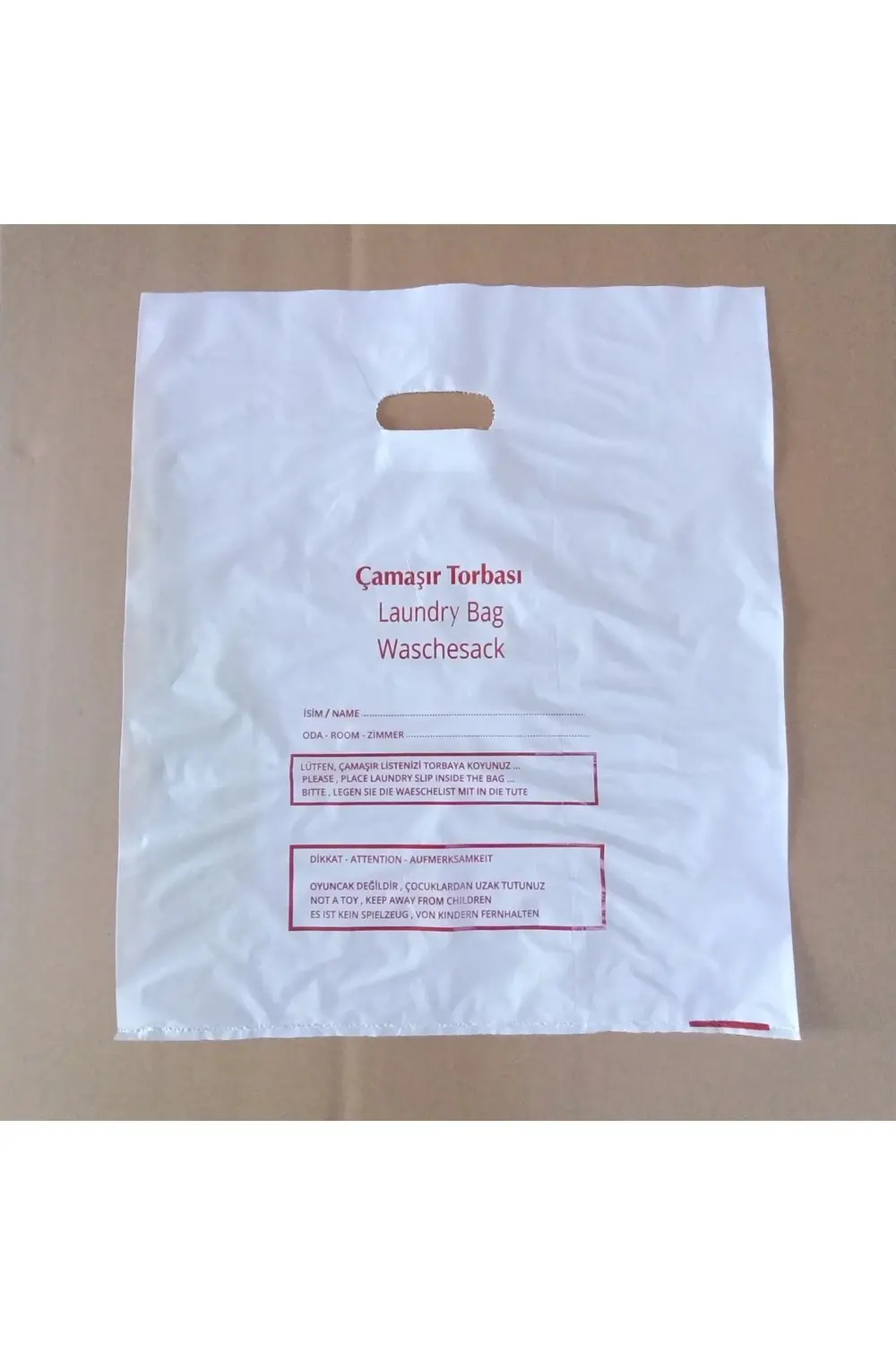 Otel Kirli Çamaşır Poşeti Torbası Laundry Bag Hijyen Torbası Kuru