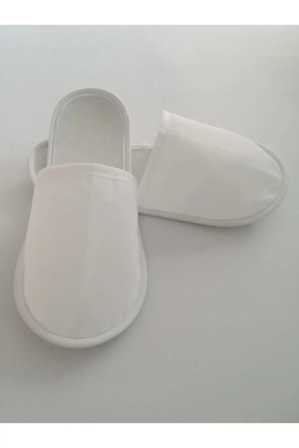 Otel Terlik Tek Kullanımlık Tela Beyaz 10 Çift