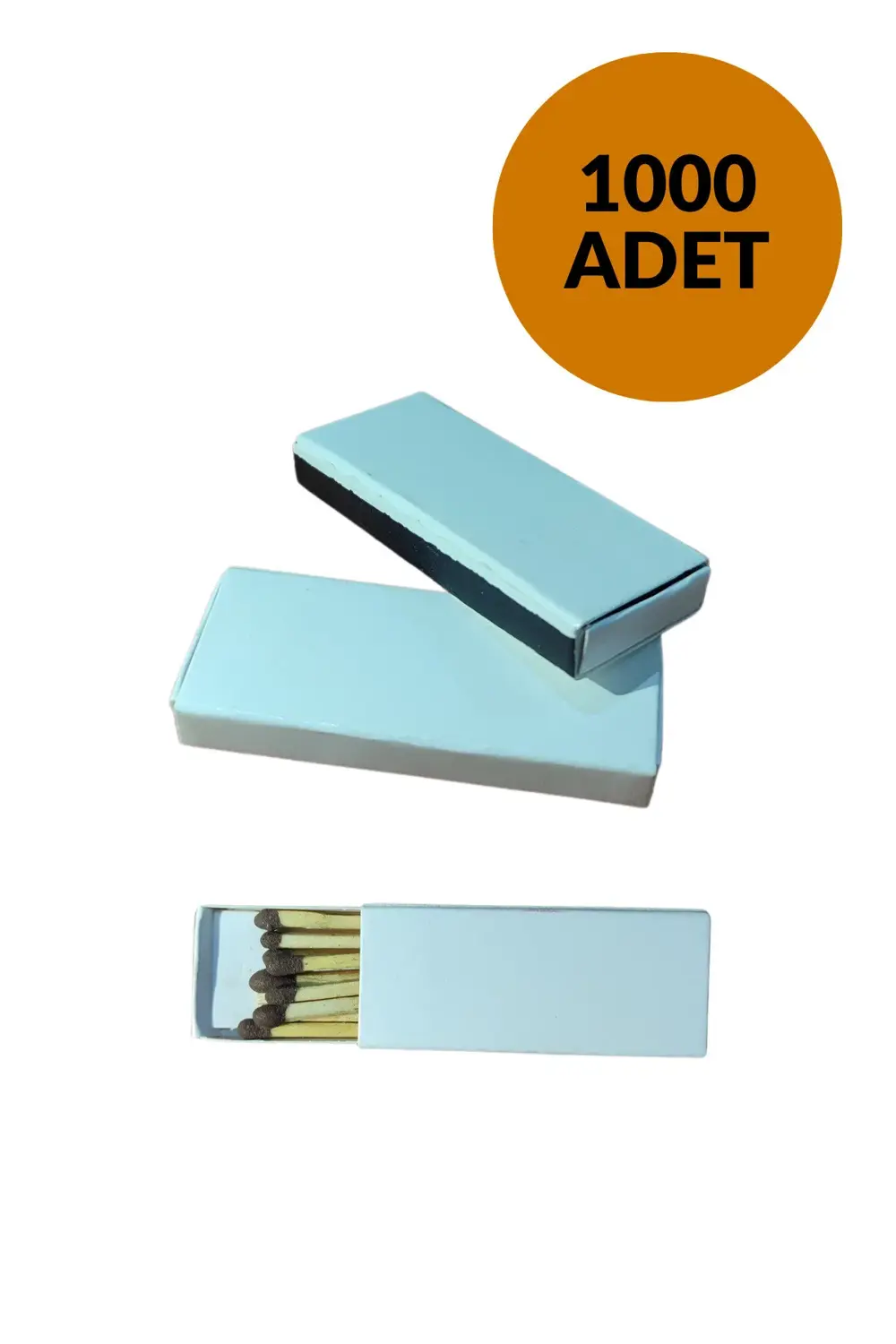 Otel Tipi Baskısız Mini Kibrit 1000 Adet Buklet Toptan Promosyon