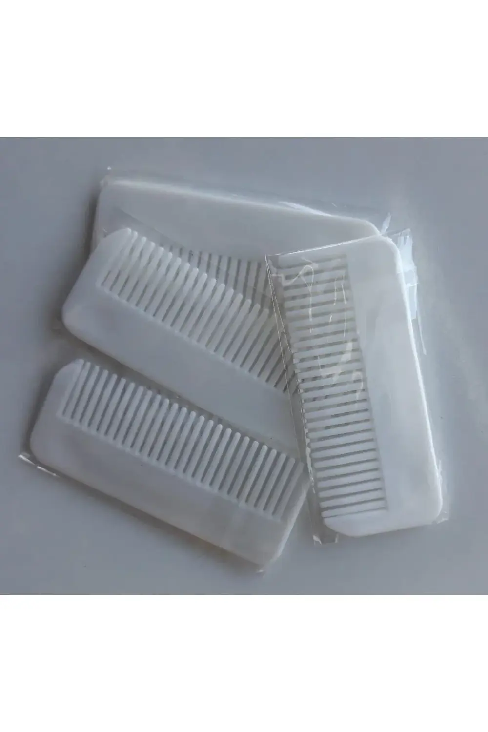 Otel Tipi Cep Boy Plastik Tarak Jelatinli 100 Adet