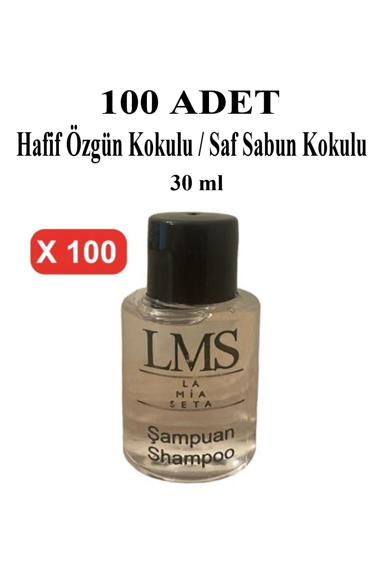 Lamiaseta Otel Tipi Şampuan 30 Ml (100 Adet)