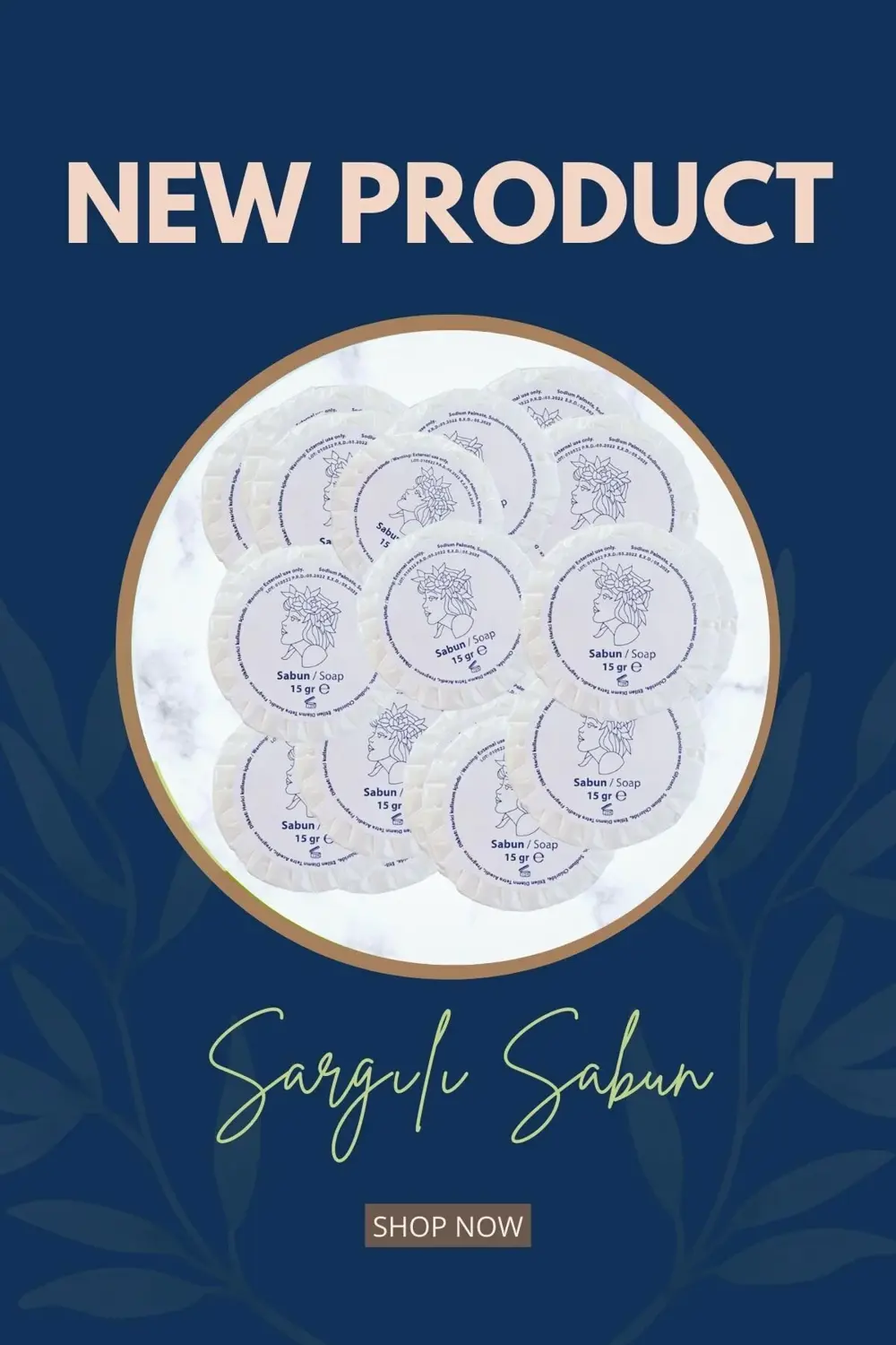 Otel Tipi Sargılı Sabun 250 Adet Etiketli