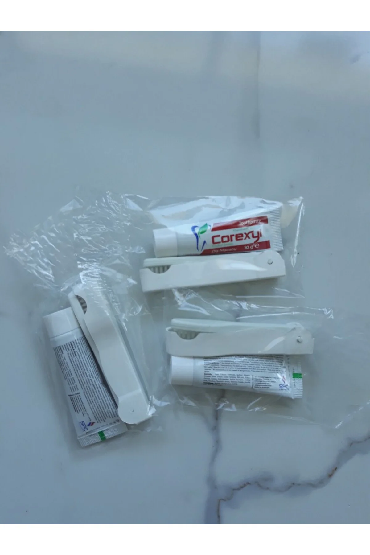 Otel Tipi Seyehat Tipi Diş Seti Jelatinli Katlanır Diş Fırçası + 