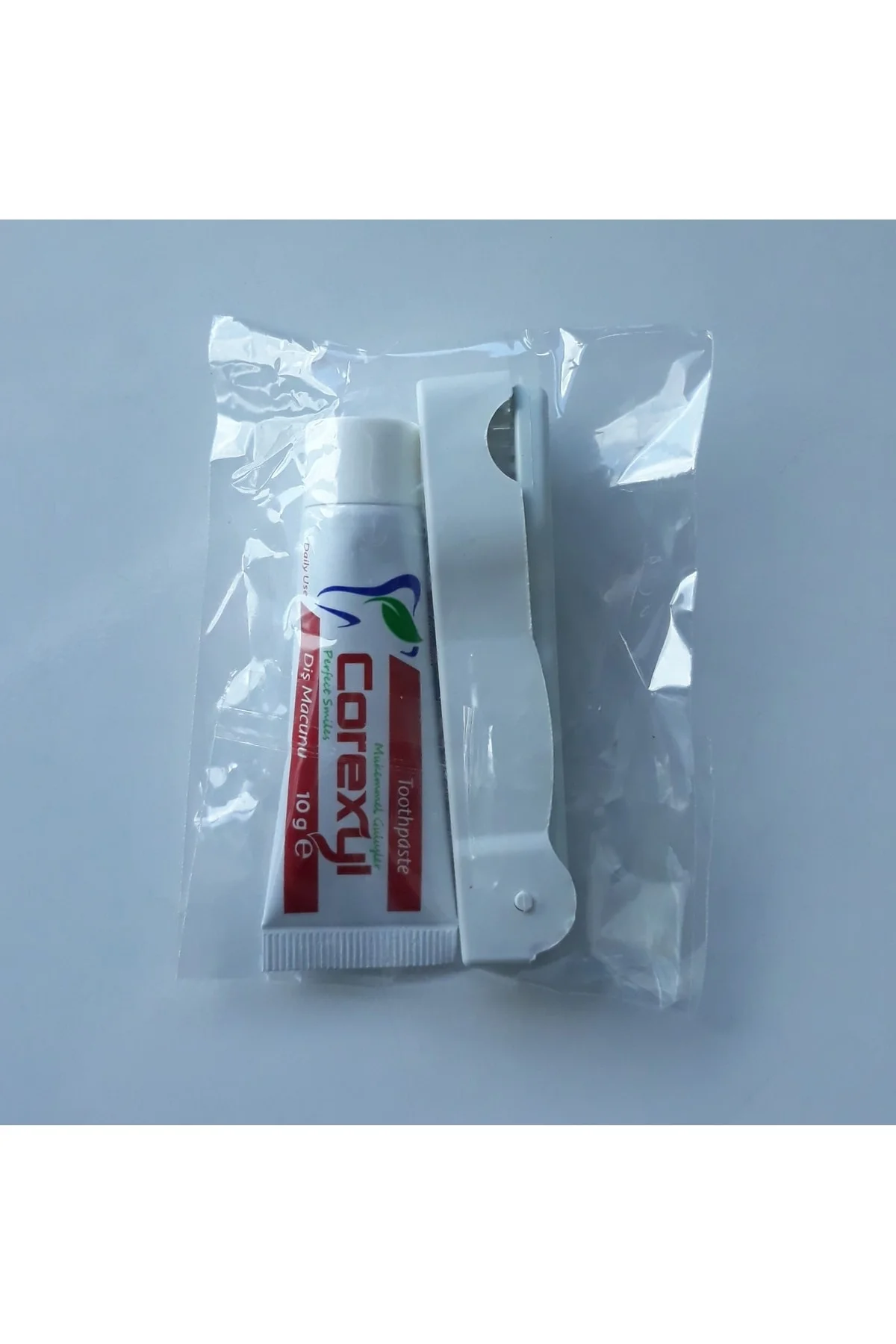 Otel Tipi Seyehat Tipi Diş Seti Jelatinli Katlanır Diş Fırçası + 