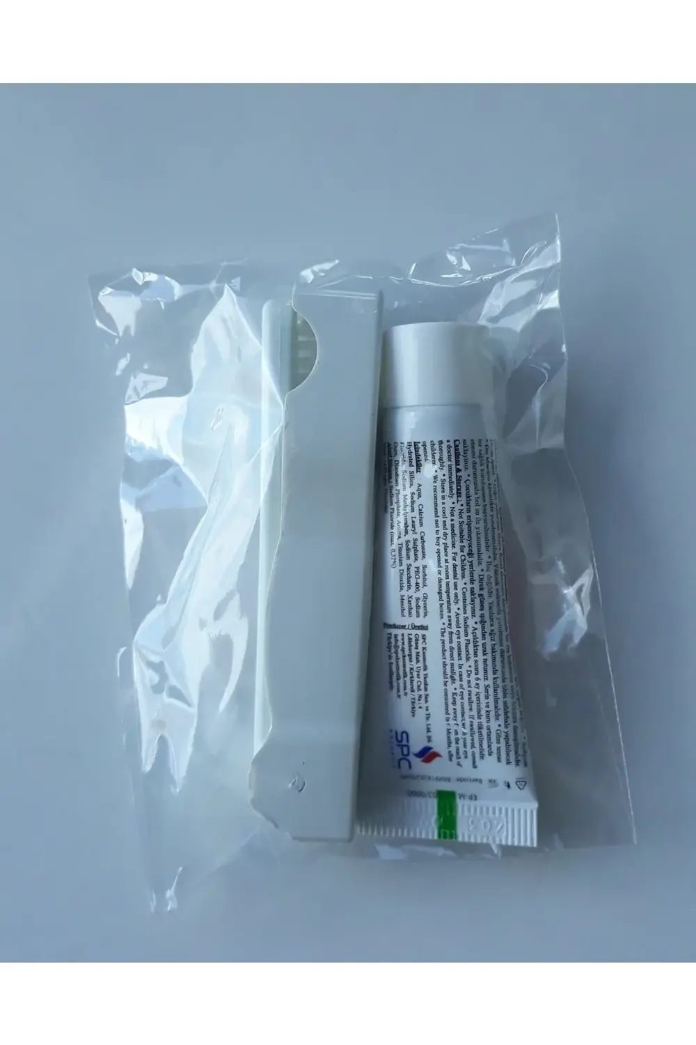 Otel Tipi Seyehat Tipi Diş Seti Jelatinli Katlanır Diş Fırçası +