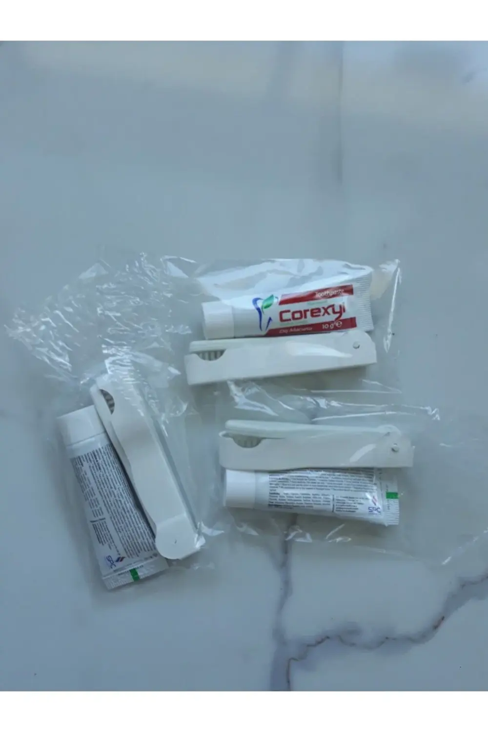 Otel Tipi Seyehat Tipi Diş Seti Jelatinli Katlanır Diş Fırçası +