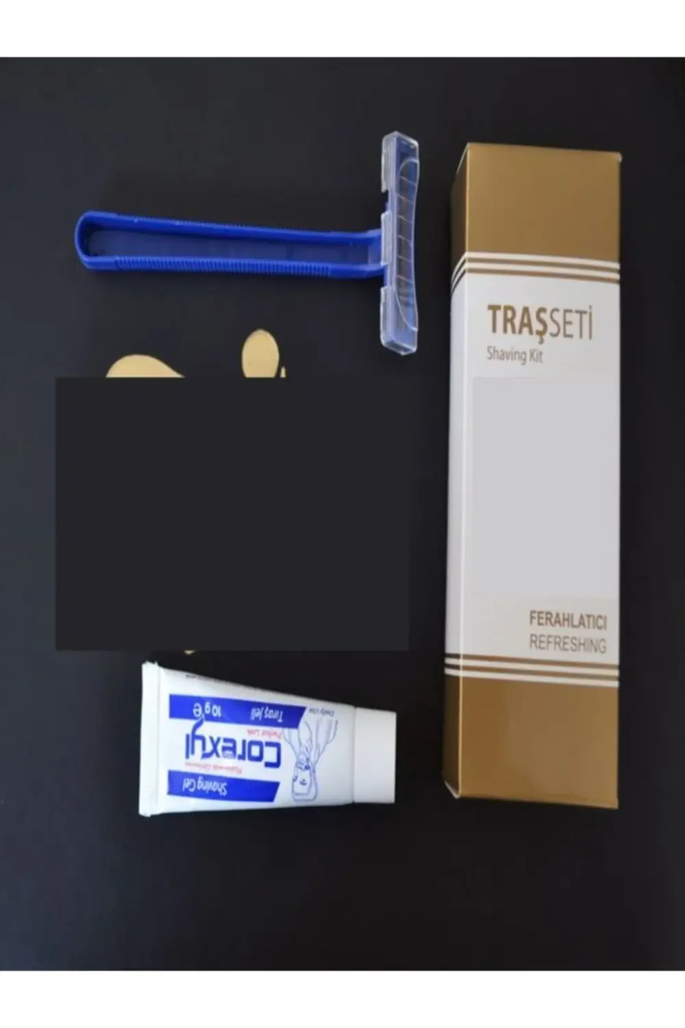 Otel Tipi Tıraş Seti Tıraş Bıçağı + Jel 150 Adet