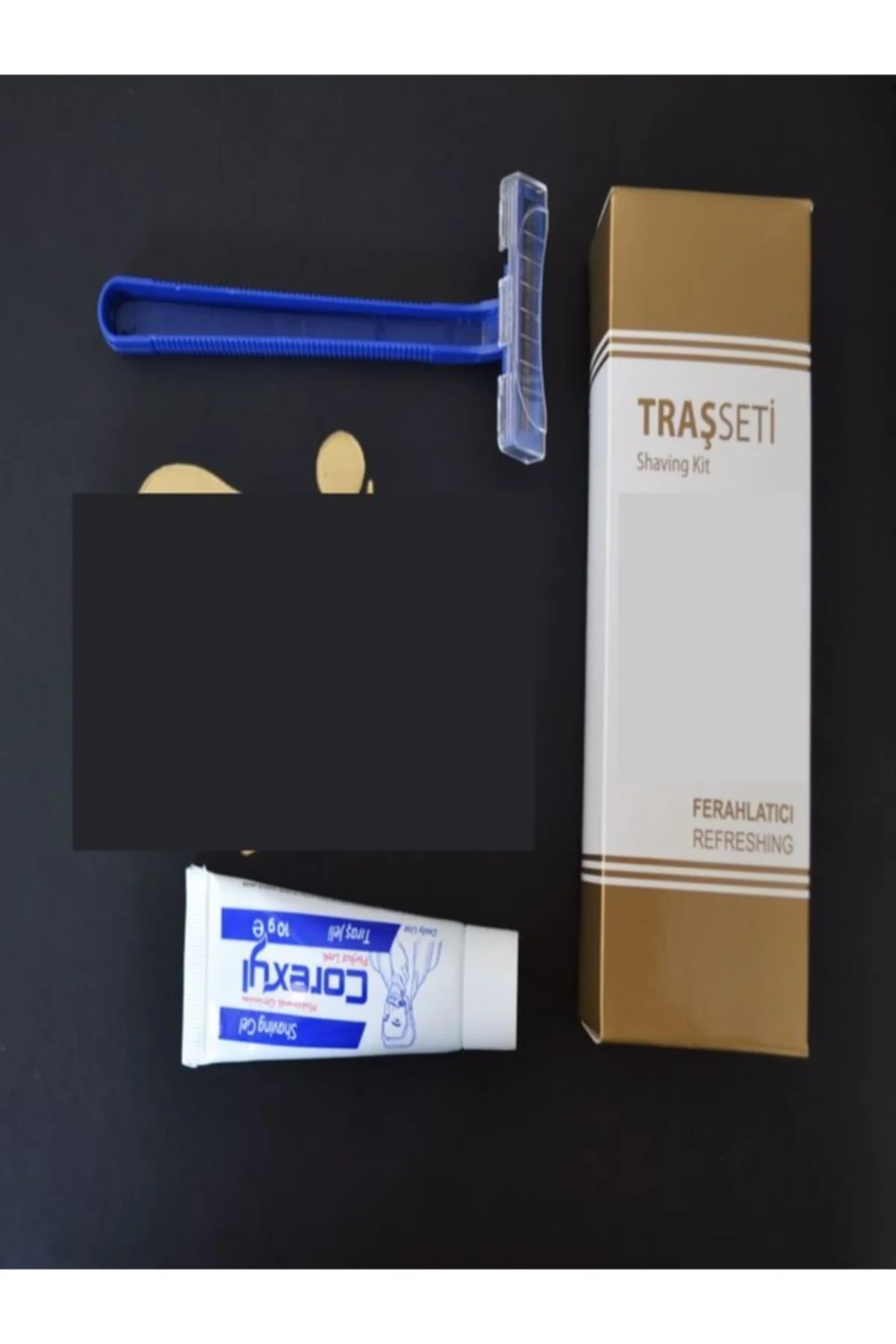 Otel Tipi Tıraş Seti Tıraş Bıçağı + Jel 100 Adet