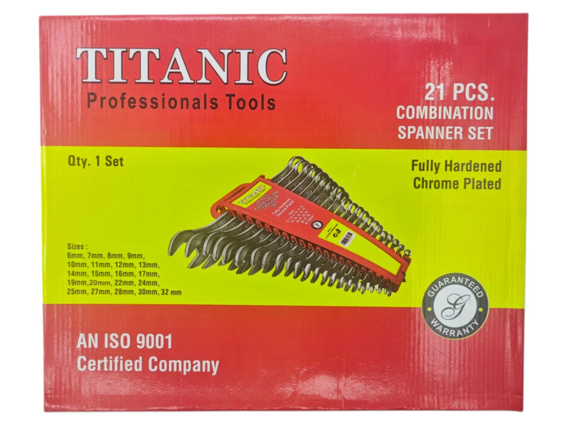 OTO-210   Titanic 21li Kombine Anahtar Seti