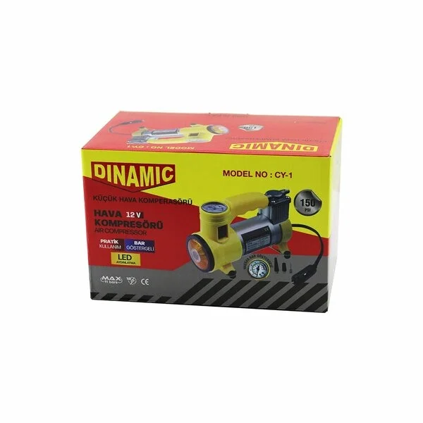 Oto - Araç Hava Kompresörü Kamyon - Otobüs - Dc/12v-13.5v - 15amp - 150psı - Bar Gösterge - Led Aydınlatma Cy-1  Bx40 Fiyatı, Yorumları ve Özellikleri