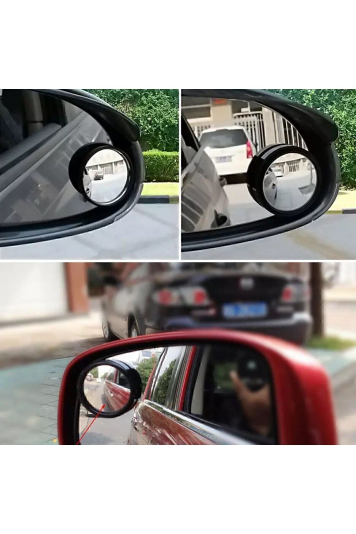 Oto Araç Kör Nokta Ayna Prizmatik Ayna Araba Aynası 2'li Set Geni