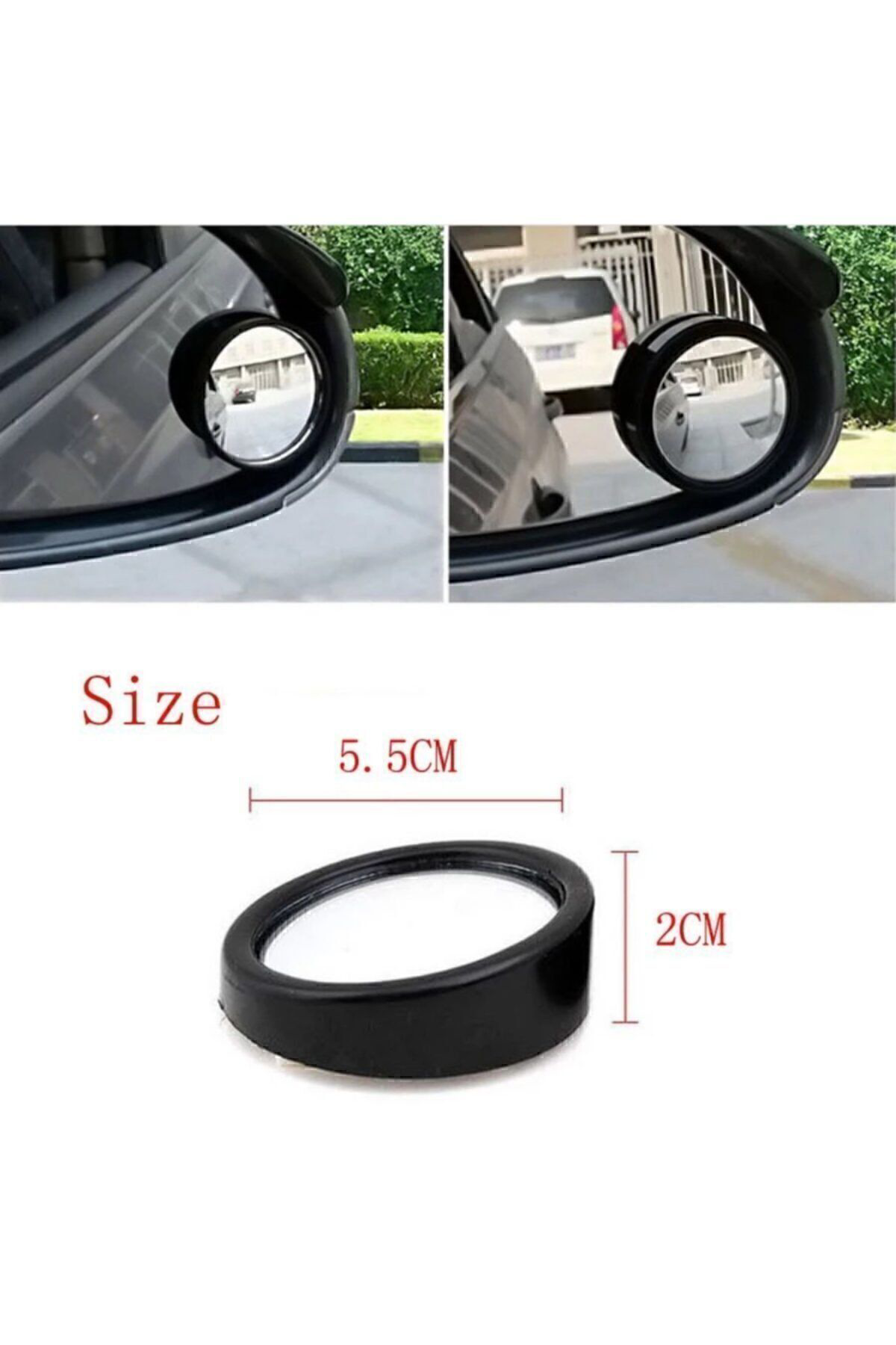 Oto Araç Kör Nokta Ayna Prizmatik Ayna Araba Aynası 2'li Set Geni