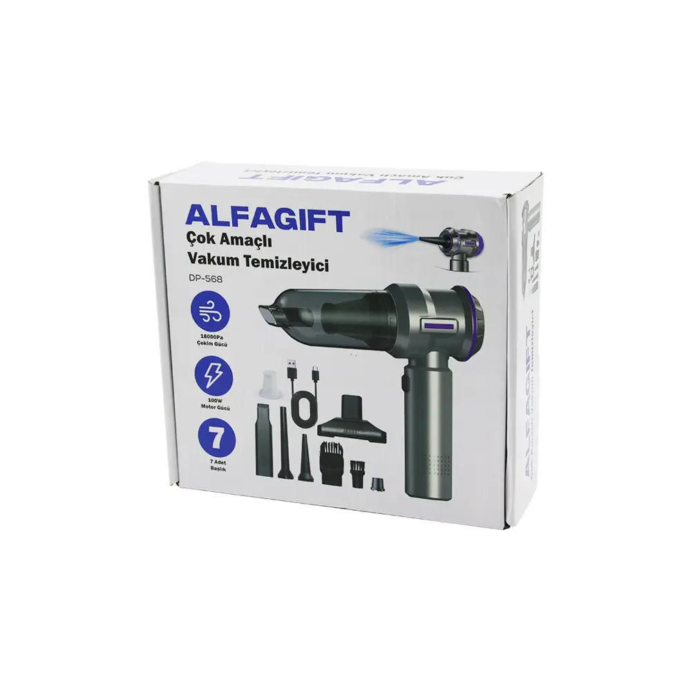 OTO ARAÇ TYPE-C SARJLI EL TİPİ BASINÇLI HAVA ÜFLEME - SÜPÜRGE 7 B