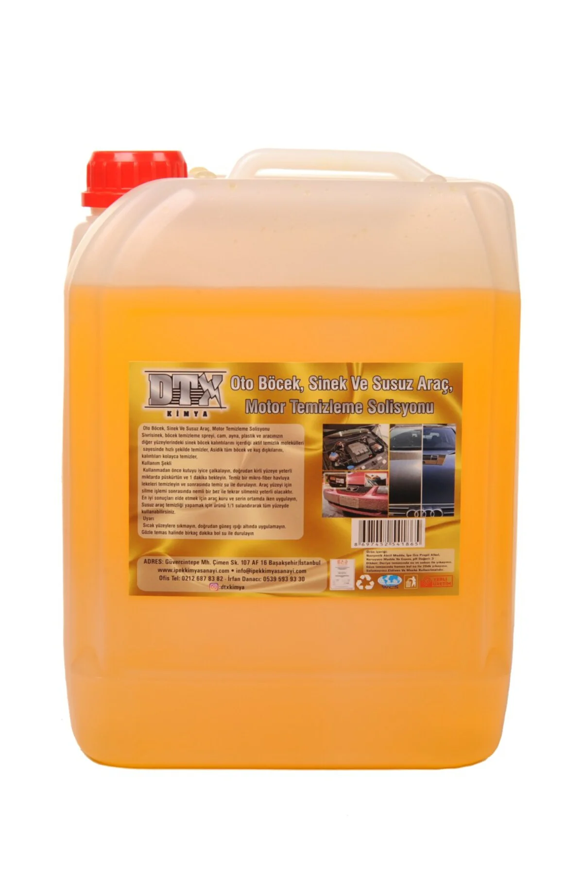 Oto Böcek, Sinek Temizleme Ilacı Konsantre (1/5) 22 lt