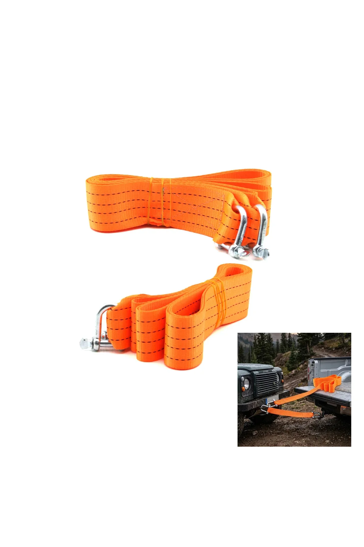 Oto Çekme Halatı Bez Kemer 3.5 Ton 3.25 m Oto Çekme Halatı Bez Kemer 3.5 Ton 3.25 m
